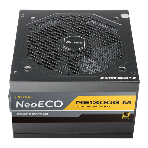 Antec 1300W NeoECO NE1300GM PSU, Fully Modular, FDM Fan, 80+ Gold, ATX 3.0, PCIe 5.0, Zero RPM Manager, Compact Design-Power Supplies-Gigante Computers
