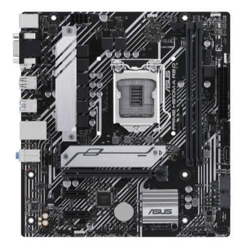 Asus PRIME H510M-A R2.0, Intel H470, 1200, Micro ATX, 2 DDR4, VGA, HDMI, DP, 1x M.2-Motherboards-Gigante Computers