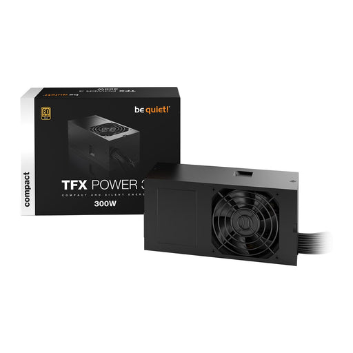 Be Quiet! 300W TFX Power 3 PSU, Small Form Factor, 80+ Gold, 2 PCIe, Continuous Power-Power Supplies-Gigante Computers