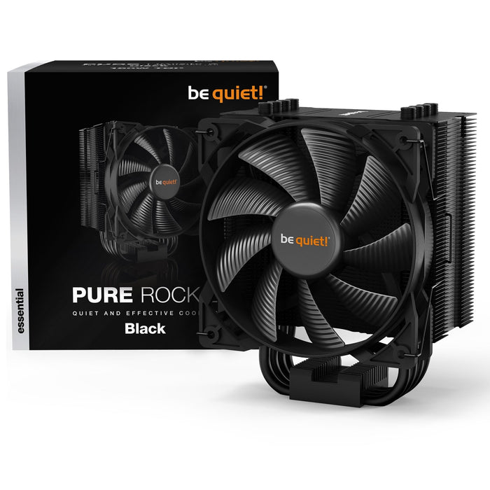 Be Quiet! BK007 Pure Rock 2 Black Heatsink & Fan, Intel & AMD Sockets, 12cm PWM Fan, 150W TDP-Cooling-Gigante Computers