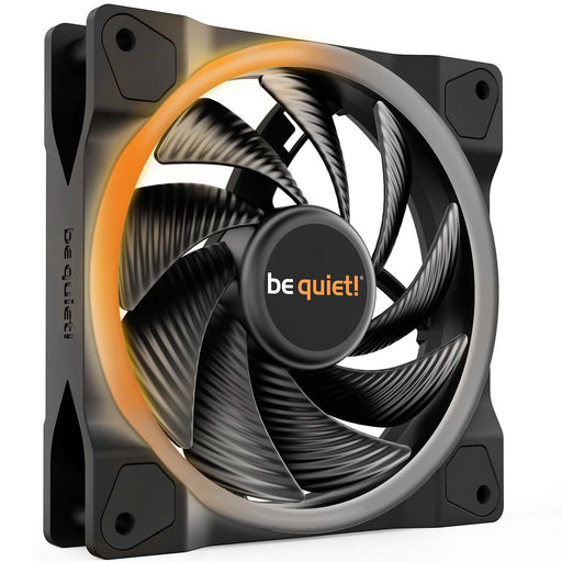 Be Quiet (BL073) Light Wings 12cm PWM ARGB High Speed Case Fan, Rifle Bearing, 18 LEDs, Front & Rear Lighting, Up to 2500 RPM-Cooling-Gigante Computers
