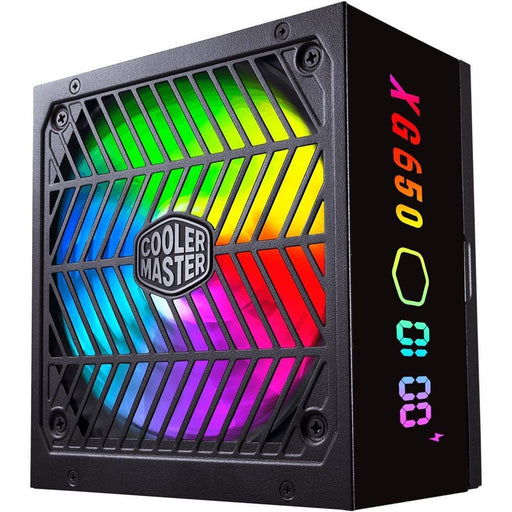 CoolerMaster XG650 Platinum Plus 650W A/UK Cable, ARGB, 135MM Silent Fan, 10 Year Warranty-Power Supplies-Gigante Computers