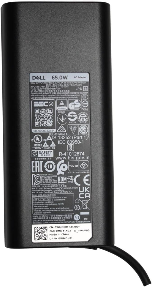 Dell Original 65W 65W USB Type-C Laptop Charger-Power Adapters-Gigante Computers
