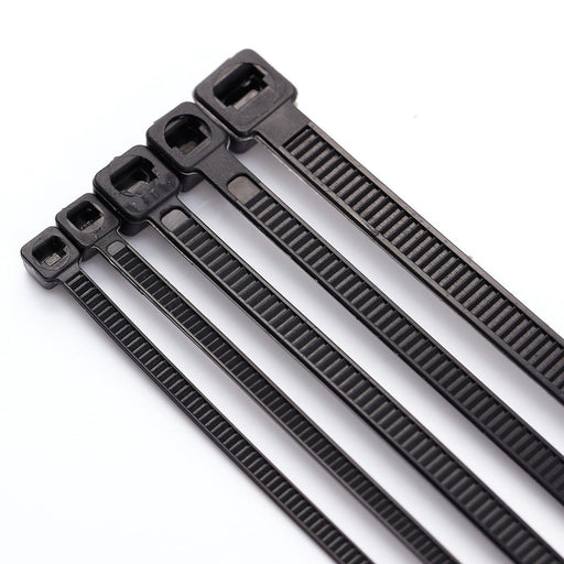 Evo Labs 100 Pack of 100 x 2.5mm Black Retail Packaged Cable Ties-Internal Cables-Gigante Computers