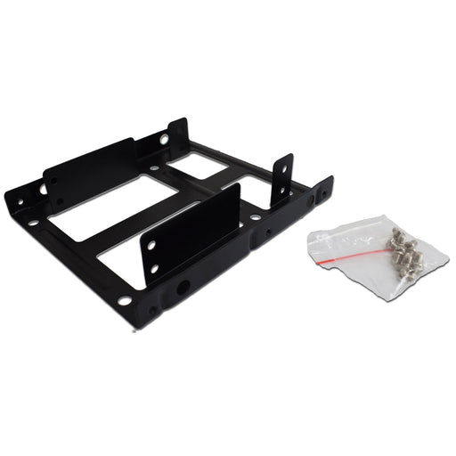 Evo Labs Dual Metal SSD 2.5 to 3.5 Drive Bay Adapter-Enclosures Brackets-Gigante Computers