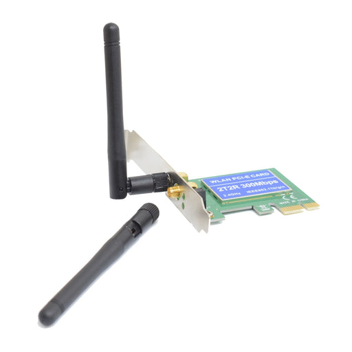 Evo Labs PCI-Express Full Height N300 WiFi Card-Wireless Adapters-Gigante Computers