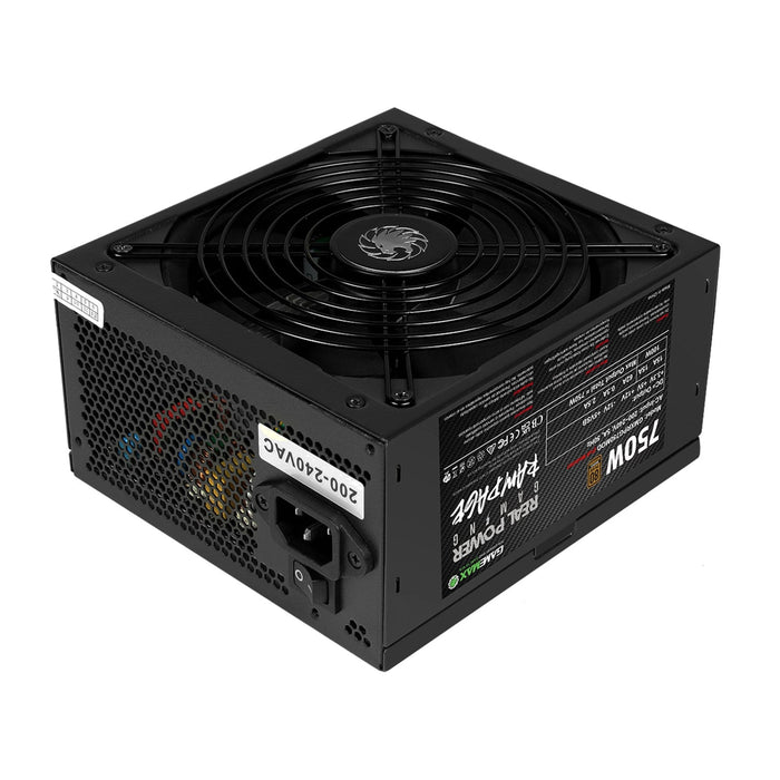 GameMax 750W RPG Rampage Fully Modular PSU, 80+ Bronze, Flat Black Cables, Power Lead Not Included-Power Supplies-Gigante Computers