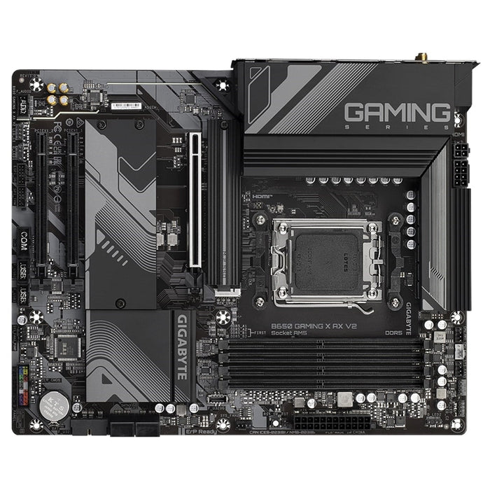Gigabyte B650 GAMING X AX, AMD Socket AM5, 1x PCIe 4.0 x16, 2x PCIe 3.0 x1, 2x M.2 2280, WiFi 6E, Realtek 2.5GbE LAN, HDMI/DisplayPort-Motherboards-Gigante Computers