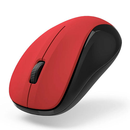 Hama MW-300 V2 Wireless Optical Mouse, 3 Buttons, USB Nano Receiver, Red-Mice-Gigante Computers