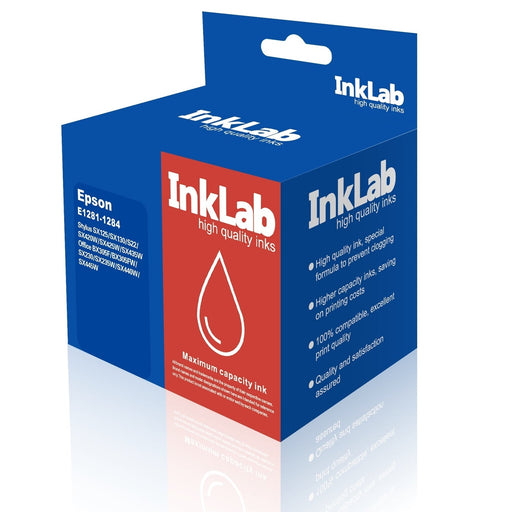 InkLab 1281-1284 Epson Compatible Multipack Replacement Ink-Replacement Inks-Gigante Computers