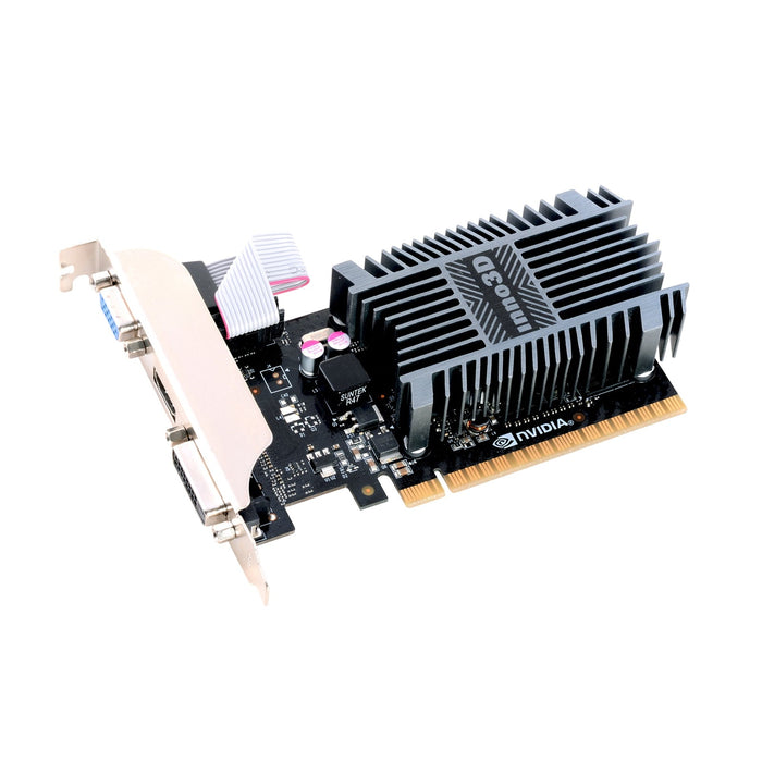Inno3D Nvidia GeForce GT710 2GB DDR3 Low Profile Silent Graphics Card-Graphics Cards-Gigante Computers