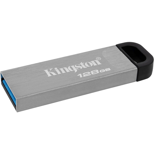 Kingston 128GB USB 3.2 Gen1 Memory Pen, DataTraveler Kyson, Metal Capless Design, R/W 200/60 MB/s-USB Pen Drives-Gigante Computers