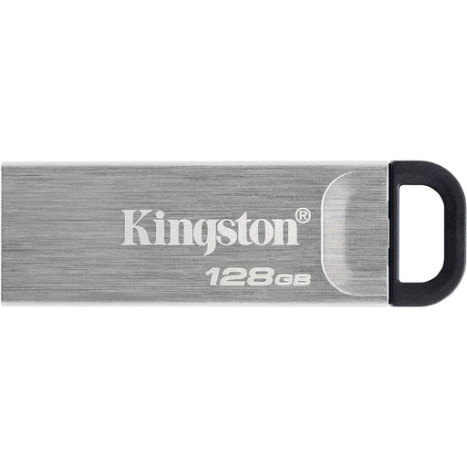 Kingston 128GB USB 3.2 Gen1 Memory Pen, DataTraveler Kyson, Metal Capless Design, R/W 200/60 MB/s-USB Pen Drives-Gigante Computers