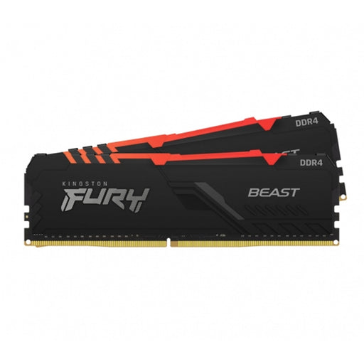 Kingston 32GB 3600MHz DDR4 CL18 DIMM (Kit of 2) FURY Beast RGB-System Memory-Gigante Computers
