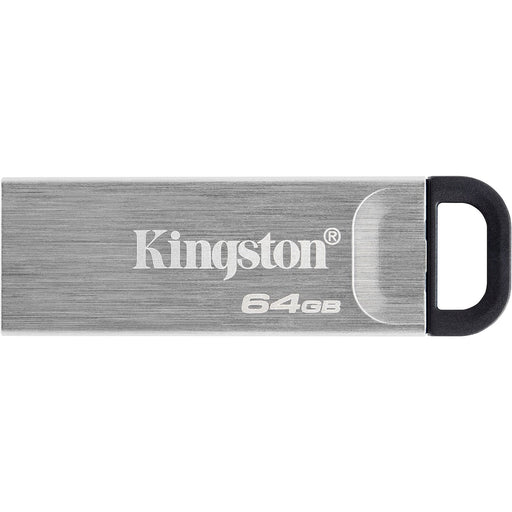 Kingston 64GB USB 3.2 Gen1 Memory Pen, DataTraveler Kyson, Metal Capless Design, R/W 200/60 MB/s-USB Pen Drives-Gigante Computers
