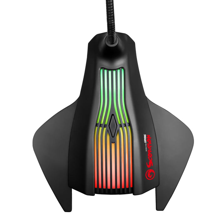 Marvo Scorpion MIC-01 USB RGB LED Black Gaming Microphone-Microphones-Gigante Computers
