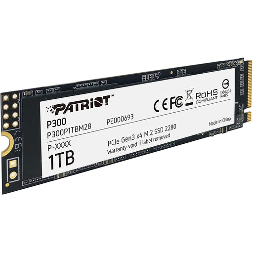 Patriot P300 M.2 PCIe 1TB SSD-Internal Hard Drives-Gigante Computers