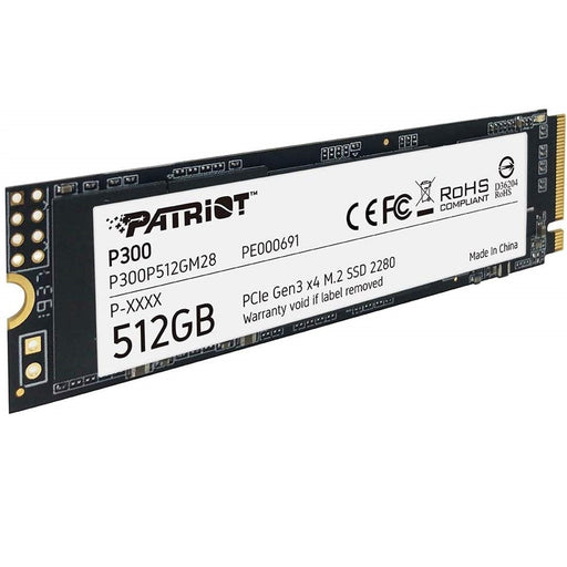 Patriot P300 M.2 PCIe 512GB SSD-Internal Hard Drives-Gigante Computers