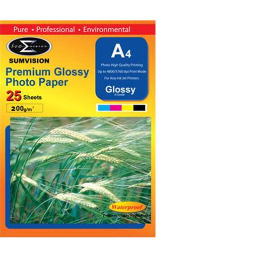 Sumvision A4 200gsm (25 pack) Glossy Photo Paper-Paper-Gigante Computers