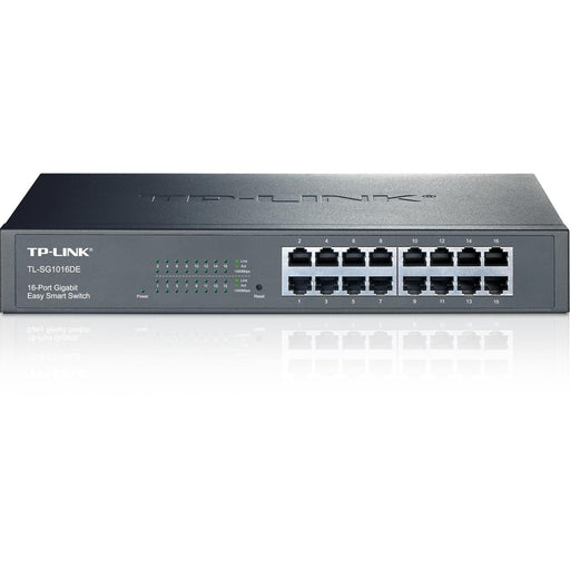 TP-LINK (TL-SG1016DE) 16-Port Gigabit Easy Smart Switch, Unmanaged, Rackmountable-Switches-Gigante Computers