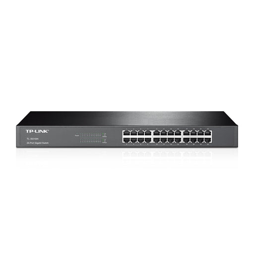 TP-LINK (TL-SG1024) 24-Port Gigabit Unmanaged Rackmount Switch, Steel Case-Switches-Gigante Computers
