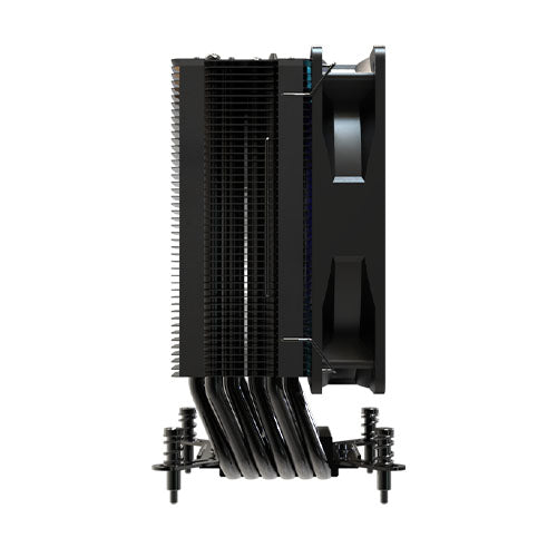 Vida Boreas Black ARGB Heatsink & Fan, Intel/AMD, 2000RPM Hydraulic Fan, 6 Copper Heatpipes, 220W TDP, Optional Plain Black Fan included-Cooling-Gigante Computers