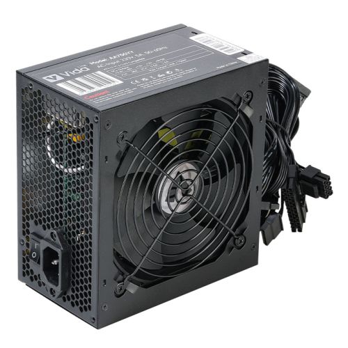 Vida Lite 750W ATX PSU, Fluid Dynamic Ultra-Quiet Fan, PCIe, Flat Black Cables, Power Lead Not Included-Power Supplies-Gigante Computers