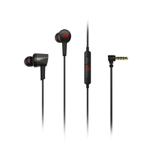 Asus ROG Cetra II Core Gaming In-Ear Earset, 3.5mm Jack, Inline Microphone, Liquid Silicone Rubber, Carry Case-Headsets-Gigante Computers