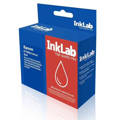 InkLab 1284 Epson Compatible Yellow Replacement Ink-Replacement Inks-Gigante Computers