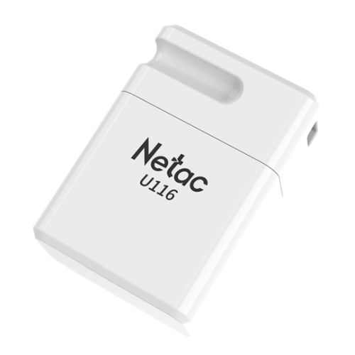 Netac 32GB Ultra Mini USB 3.2 Gen1 Memory Pen, U116, Cap, Lanyard Hole, Software Encryption-USB Pen Drives-Gigante Computers