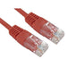 Spire Moulded CAT5e Patch Cable, 20 Metres, Full Copper, Red-Network-Gigante Computers
