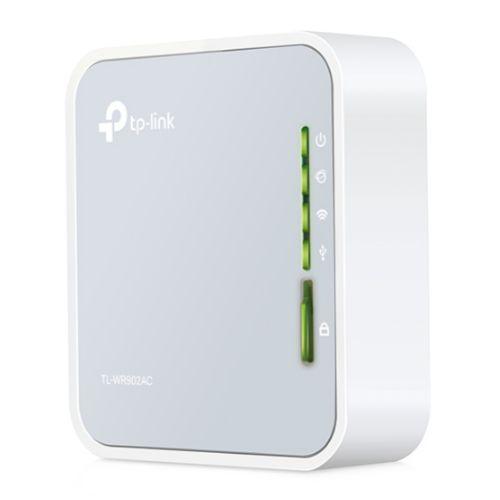TP-LINK (TL-WR902AC) AC750 (433+300) Wireless Dual Band Travel Router, 3G/4G, USB-Routers-Gigante Computers