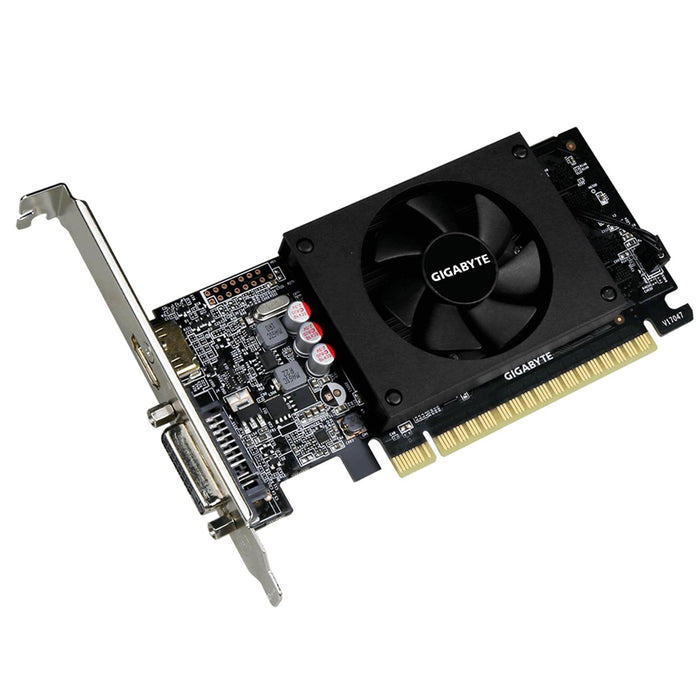 Gigabyte GeForce GT 710 2GB GDDR5 Single Fan Cooling System Low Profile Graphics Card