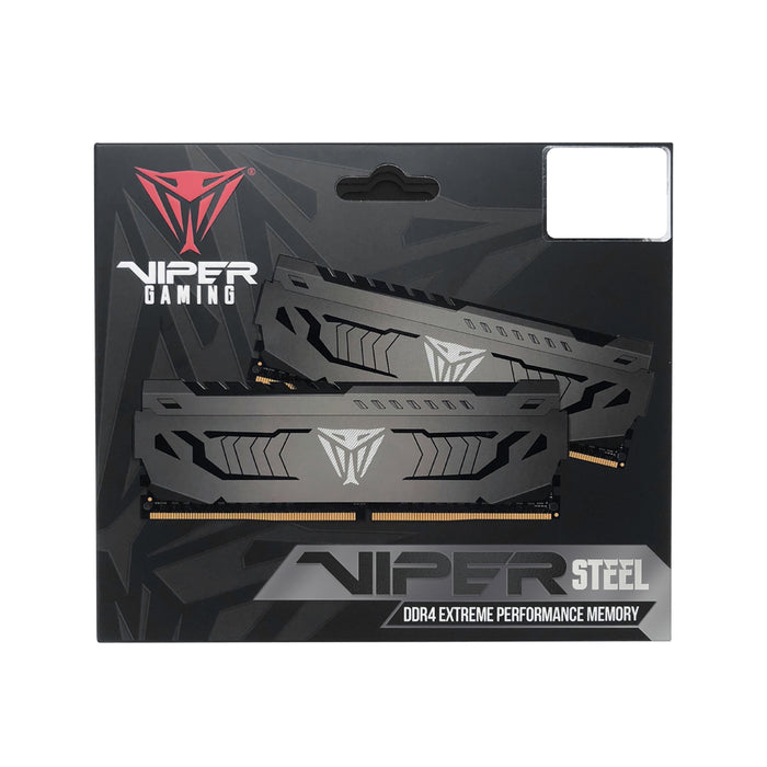 Patriot Viper Steel Series DDR4 16GB (2 x 8GB) 3200MHz Kit w/Gunmetal Grey heatshield