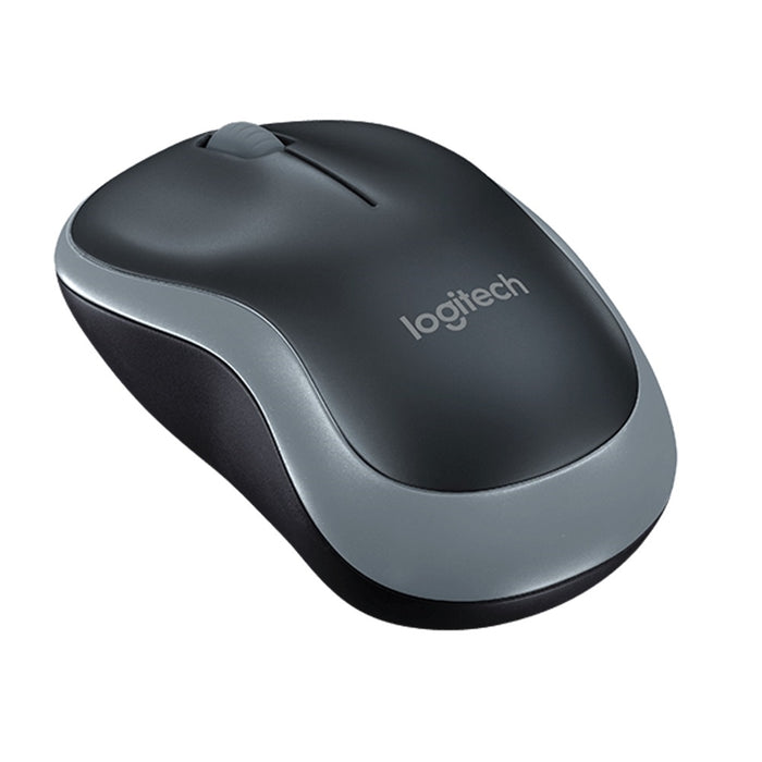 Logitech M185 Grey Wireless Full Size Optical Mouse