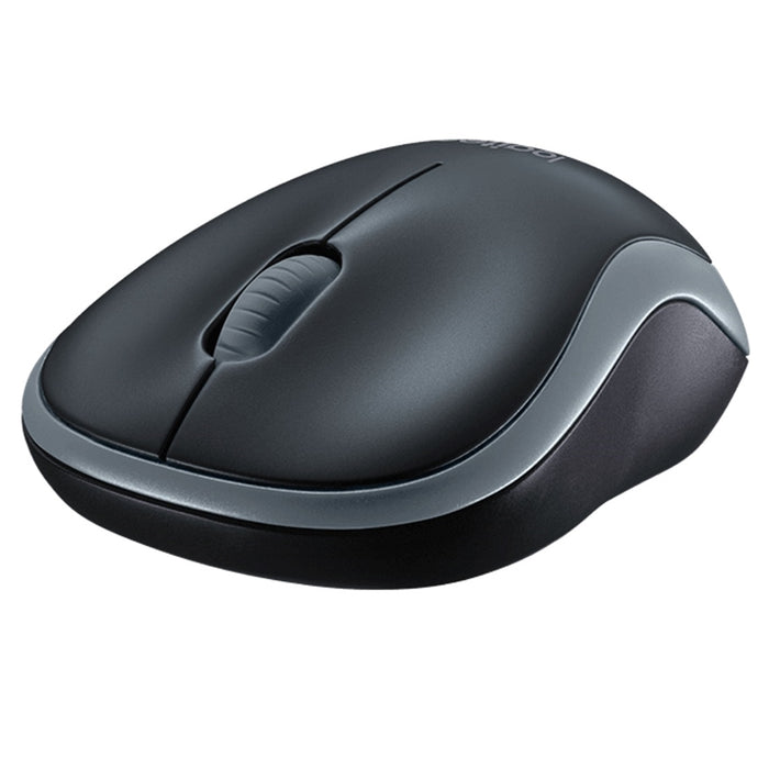 Logitech M185 Grey Wireless Full Size Optical Mouse