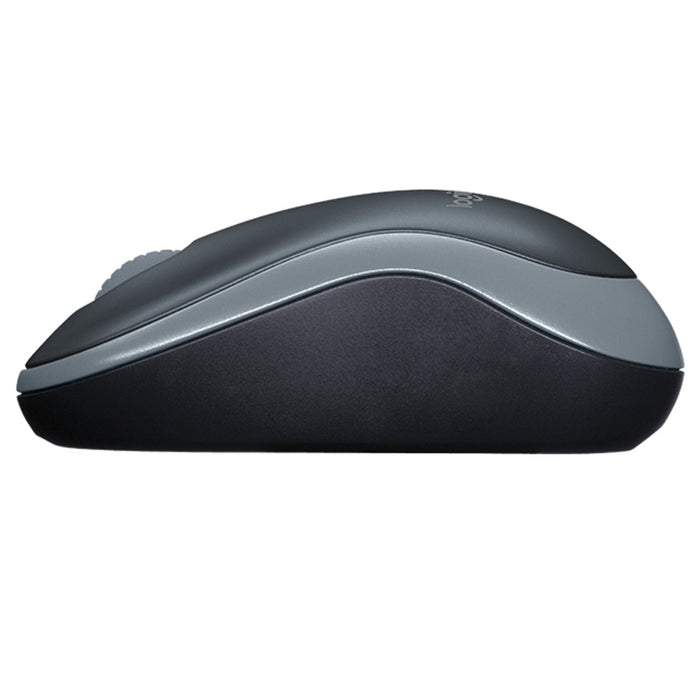 Logitech M185 Grey Wireless Full Size Optical Mouse