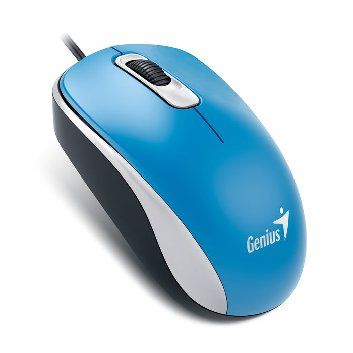 Genius DX-110 Blue USB Full Size Optical Mouse