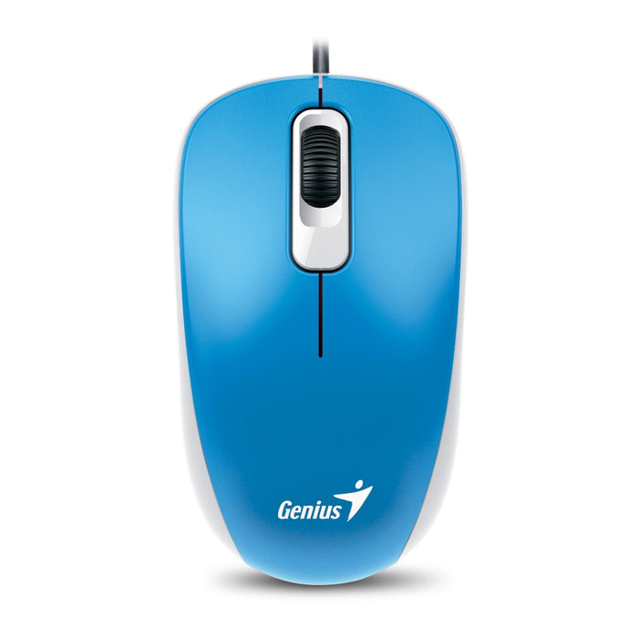 Genius DX-110 Blue USB Full Size Optical Mouse