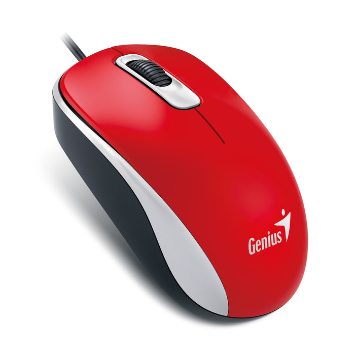 Genius DX-110 Red USB Full Size Optical Mouse