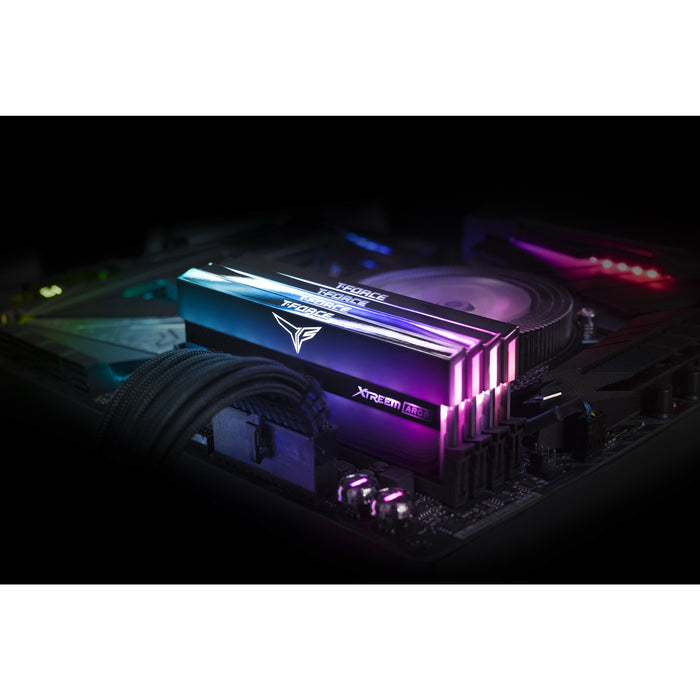 Team T-Force XTREEM ARGB 16GB Black Heatsink with ARGB LEDs (2 x 8GB) DDR4 3600MHz DIMM System Memory