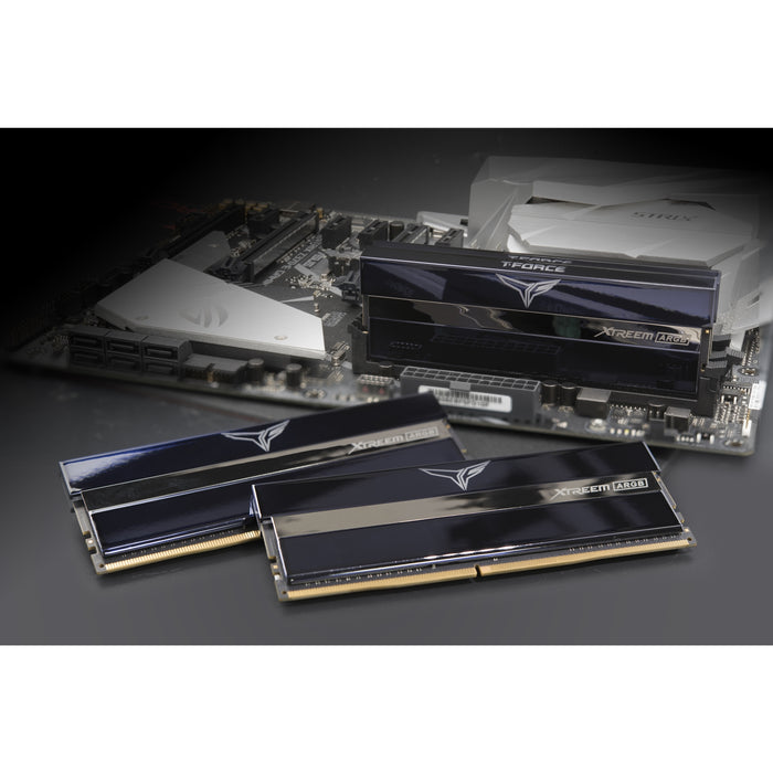 Team T-Force XTREEM ARGB 16GB Black Heatsink with ARGB LEDs (2 x 8GB) DDR4 3600MHz DIMM System Memory