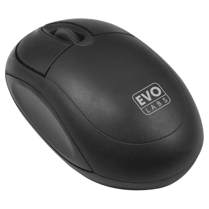 Evo Labs MO-001 USB Matte Black Mini Mouse