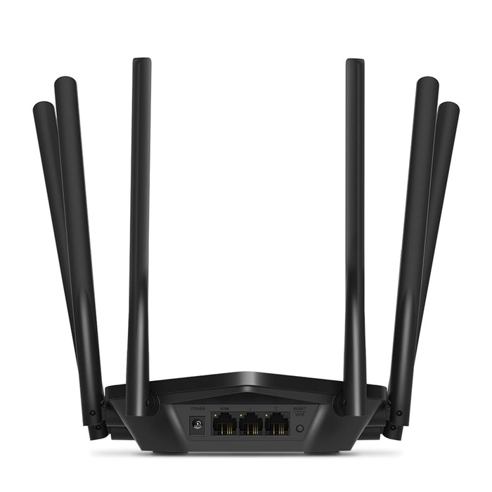 Mercusys (MR50G) AC1900 (600+1300) Wireless Dual Band GB Cable Router, MU-MIMO, 6 Antennas