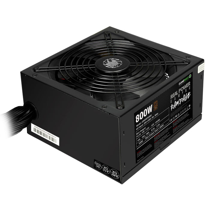 GameMax RPG Rampage 800W 140mm Ultra Silent Fan 80 PLUS Bronze PSU