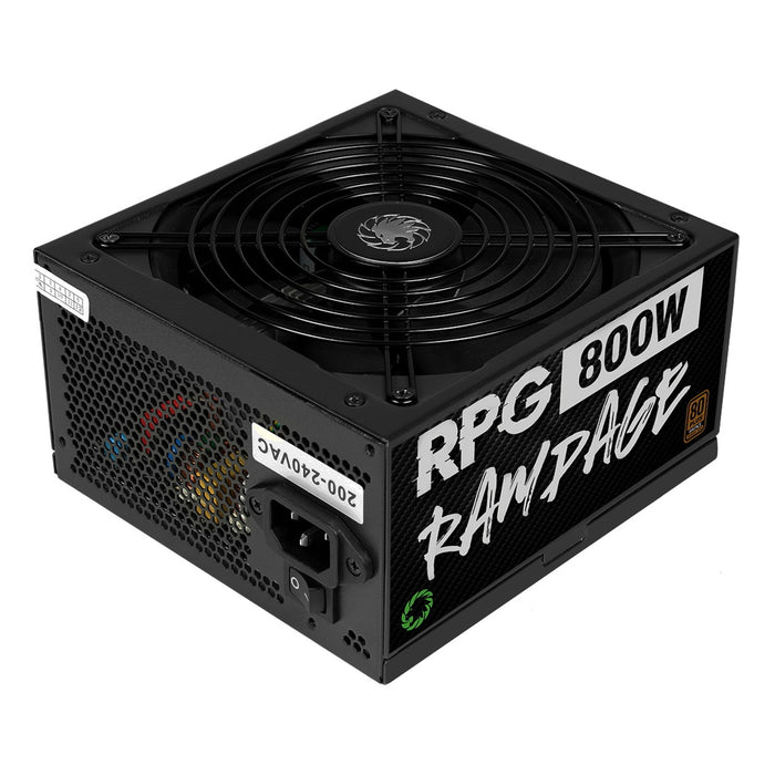 GameMax RPG Rampage 800W 140mm Ultra Silent Fan 80 PLUS Bronze PSU