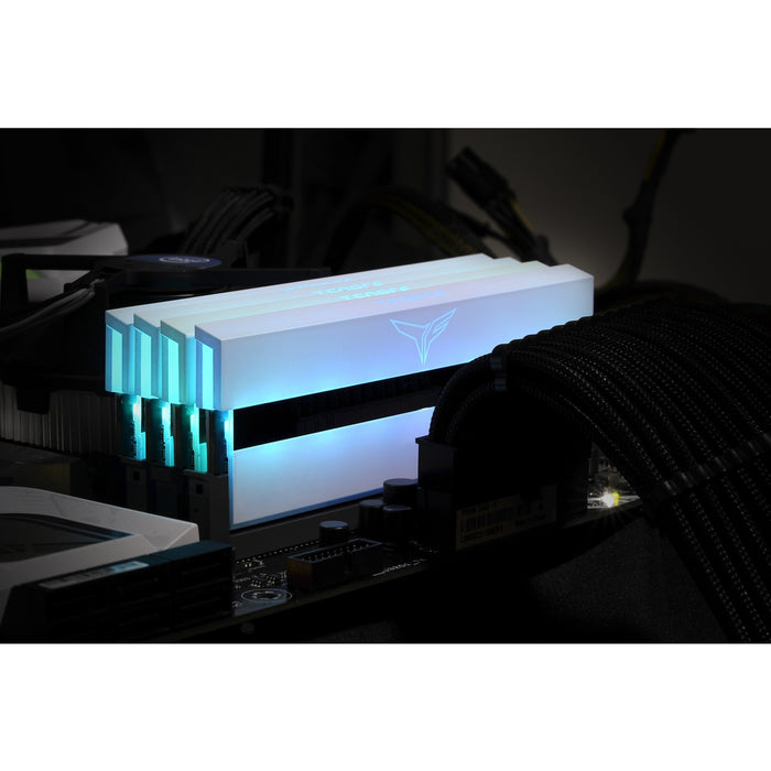 Team T-Force XTREEM ARGB 32GB White Heatsink with ARGB LEDs (2 x 16GB) DDR4 4000MHz DIMM System Memory