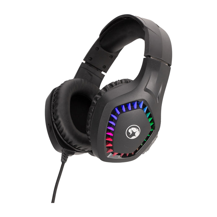 Marvo Scorpion H8360 Gaming Headphones, USB and 3.5mm, RGB Gaming Headset - PC, Xbox, Switch, PS5 and PS4 Compatible, Professional 40mm Audio Drivers, Omnidirectional Mic