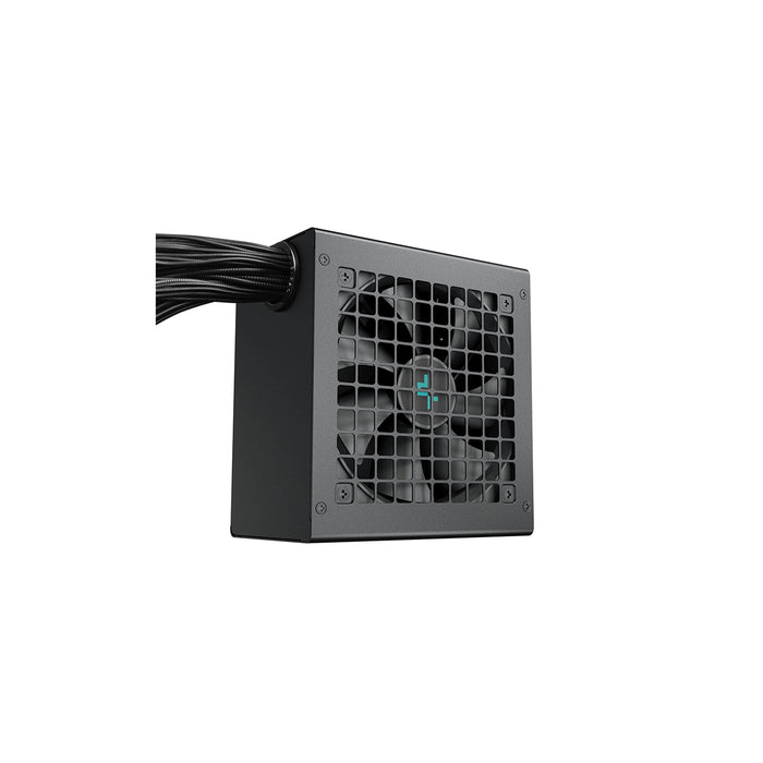 DeepCool PN850D 850W PSU, ATX 3.1, 120mm Silent High Performance Fan, 80 PLUS Gold, Non Modular, UK Plug, Flat Black Cables, Japanese Bulk Capacitors