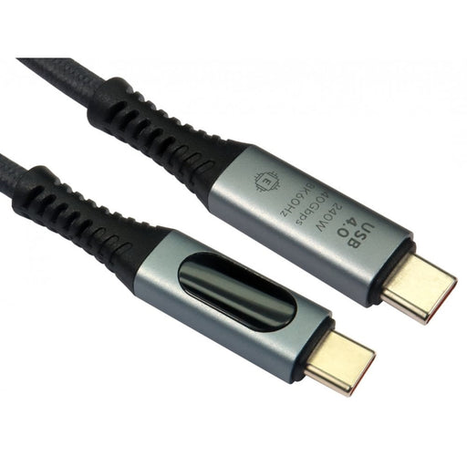 1m 40Gbps USB-C Cable - 240W (With Display) - Retail Boxed-Data Cables-Gigante Computers